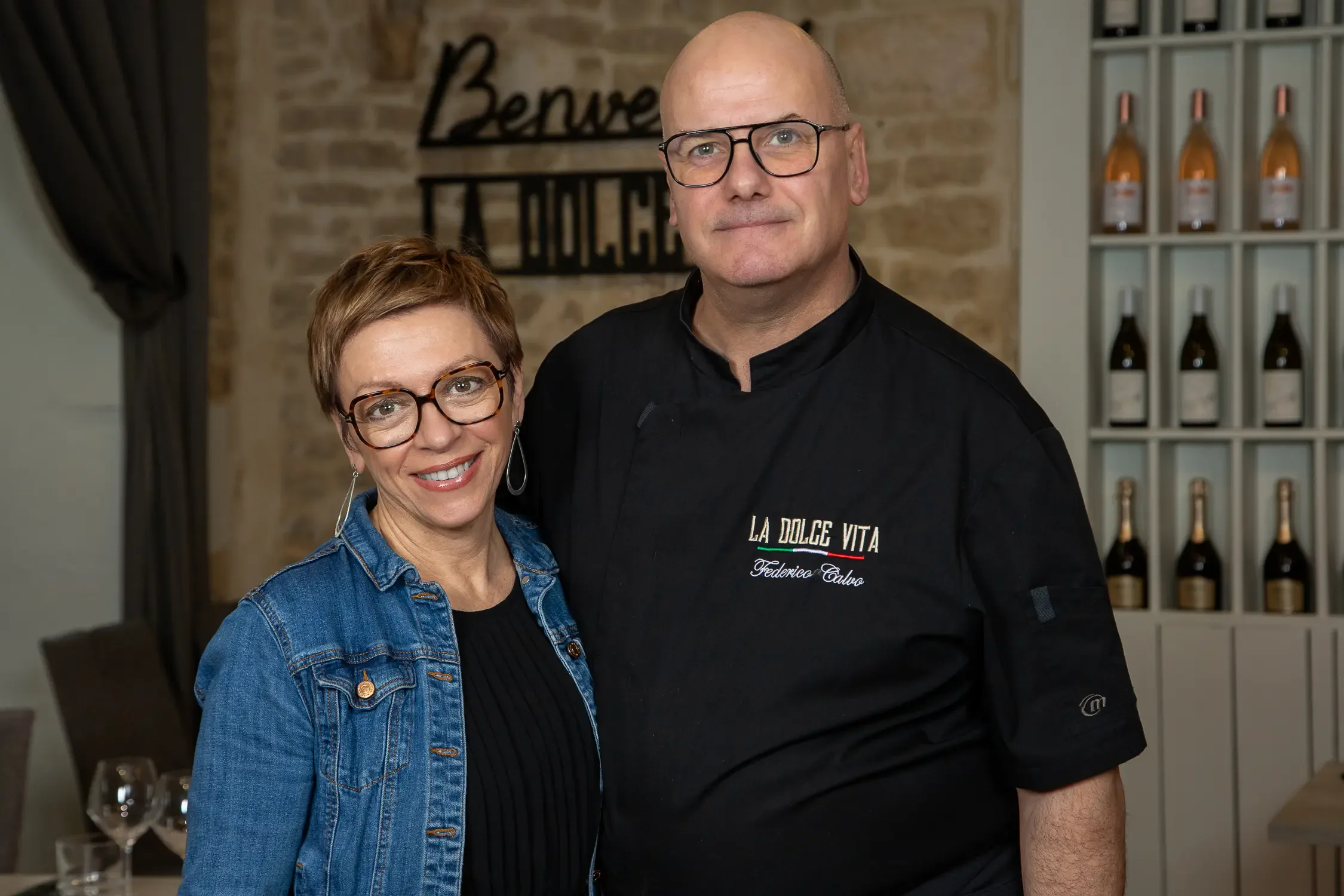 Photo de Joëlle et Frédérique CALVO, les patrons du restaurant